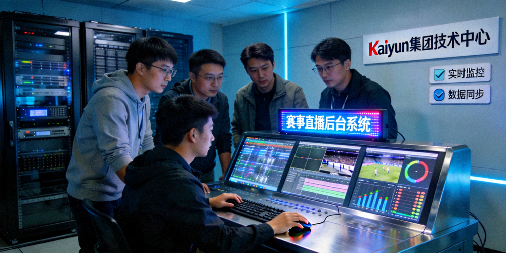 Kaiyun集团技术团队展示赛事直播后台系统 - 工作人员操作控制台