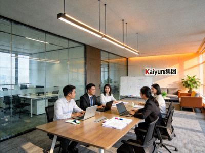 Kaiyun集团现代化开放式办公环境与员工协作空间 - 办公室内景