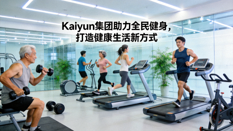 Kaiyun集团助力全民健身，打造健康生活新方式 - 人们在现代化健身房锻炼