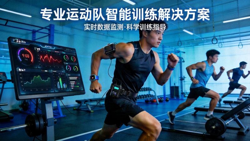 专业运动队智能训练解决方案 - 运动员使用智能设备进行科学训练